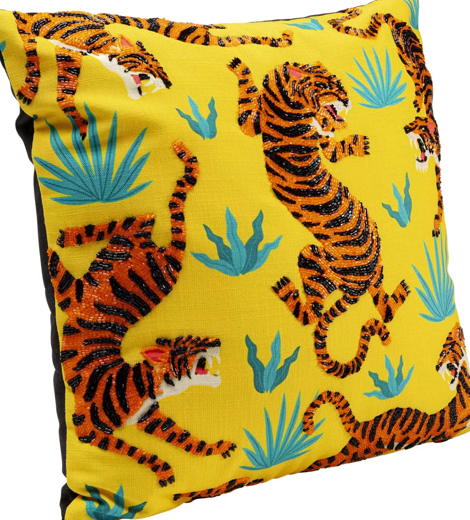 KARE Design Kussen Tiger Love Geel 45x45cm Flash Sale