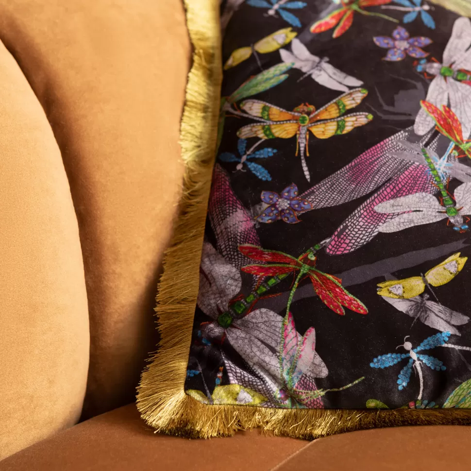 KARE Design Kussen Tropical Garden Fringe 45x45cm Cheap