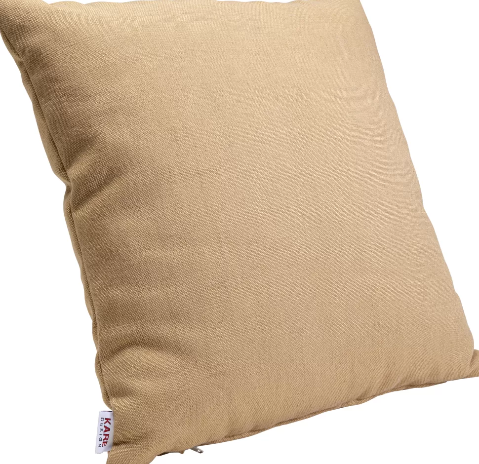 KARE Design Kussen Whop Camel 40x40cm Sale