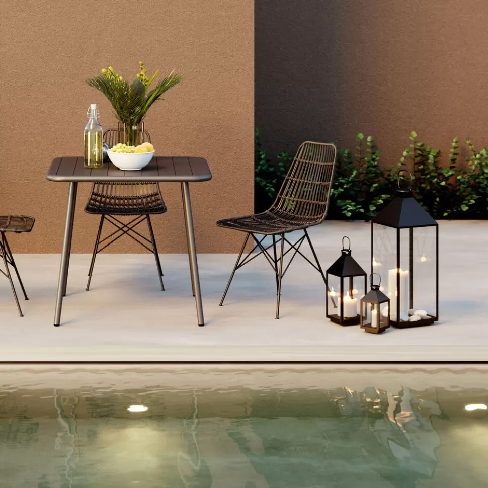 KARE Design Lantaarn Giardinio Zwart Goud (4-delig) Discount