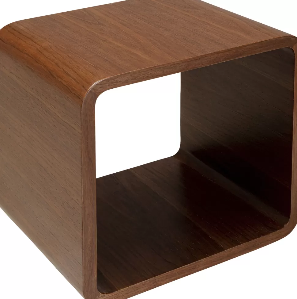 KARE Design Lounge Cube MDF Walnut Clearance