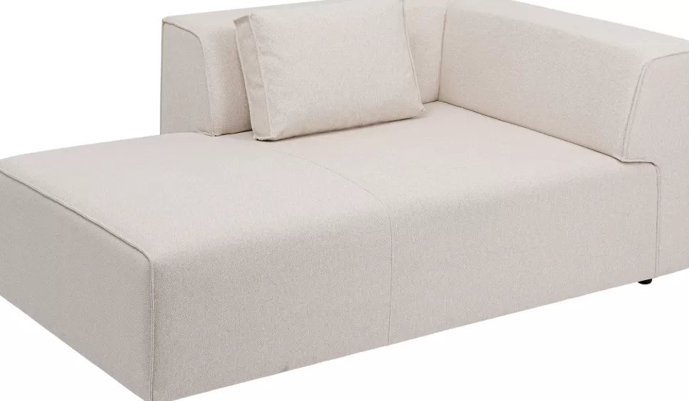 KARE Design Modulaire Bank Infinity Ottomane Elements Cream Left 182cm Cheap