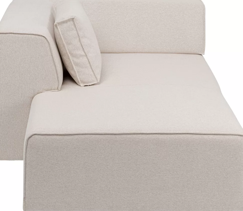 KARE Design Modulaire Bank Infinity Ottomane Elements Cream Left 182cm Cheap