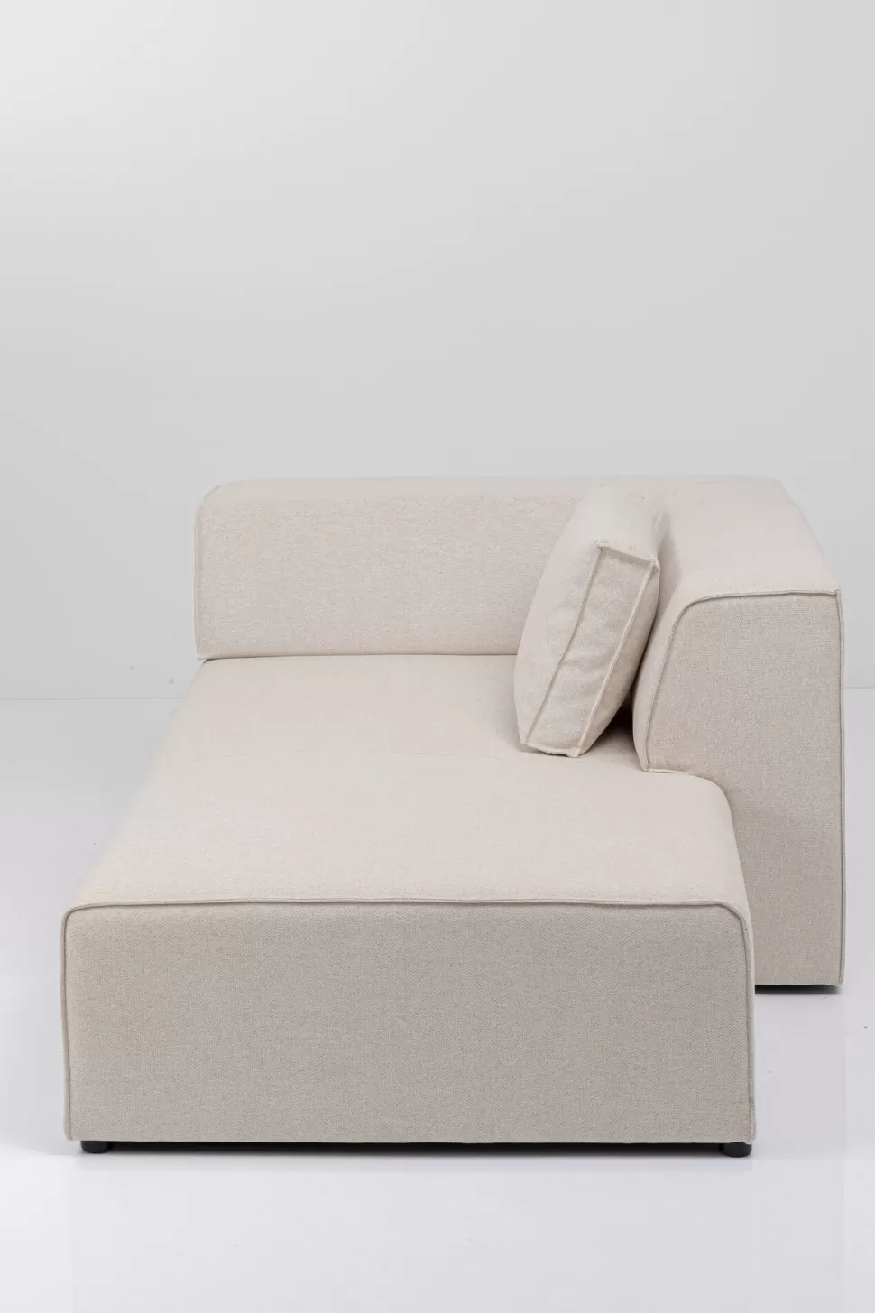 KARE Design Modulaire Bank Infinity Ottomane Elements Cream Right 182cm Fashion