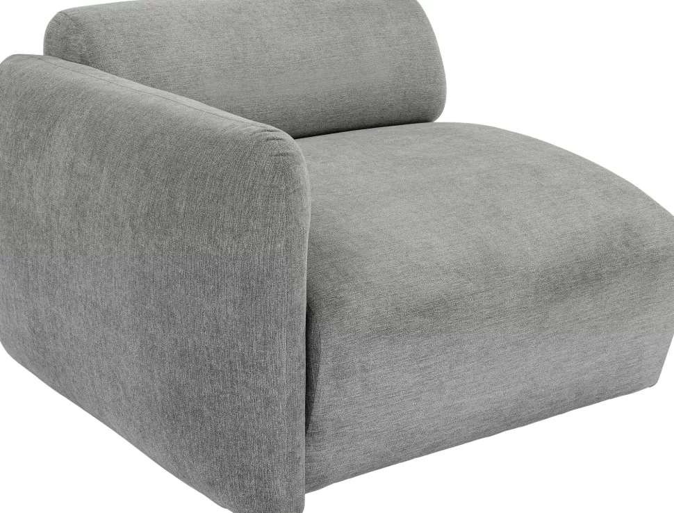 KARE Design Modulaire Bank Lucca End Corner Elements Left Grey 89cm New