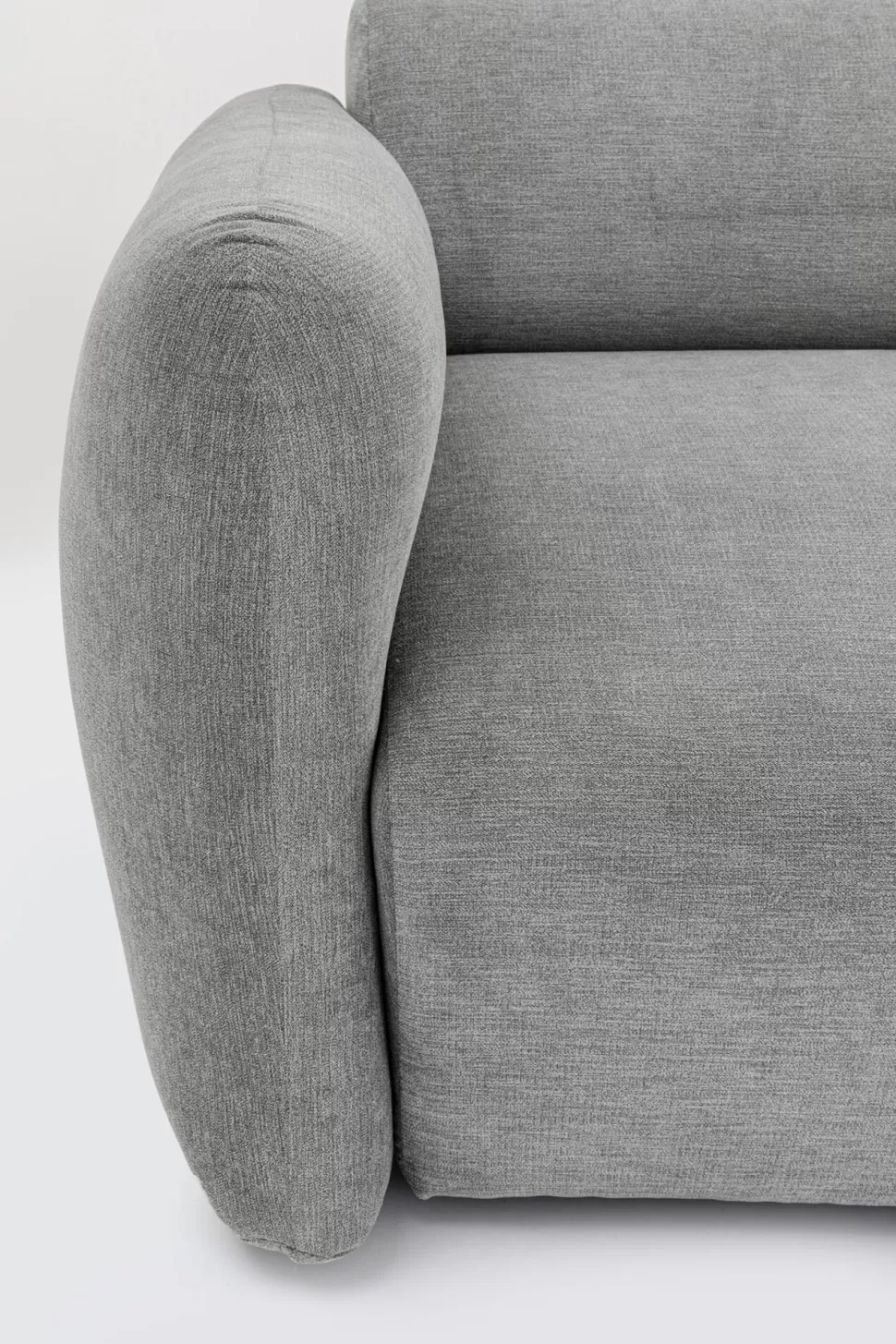 KARE Design Modulaire Bank Lucca End Corner Elements Left Grey 89cm New