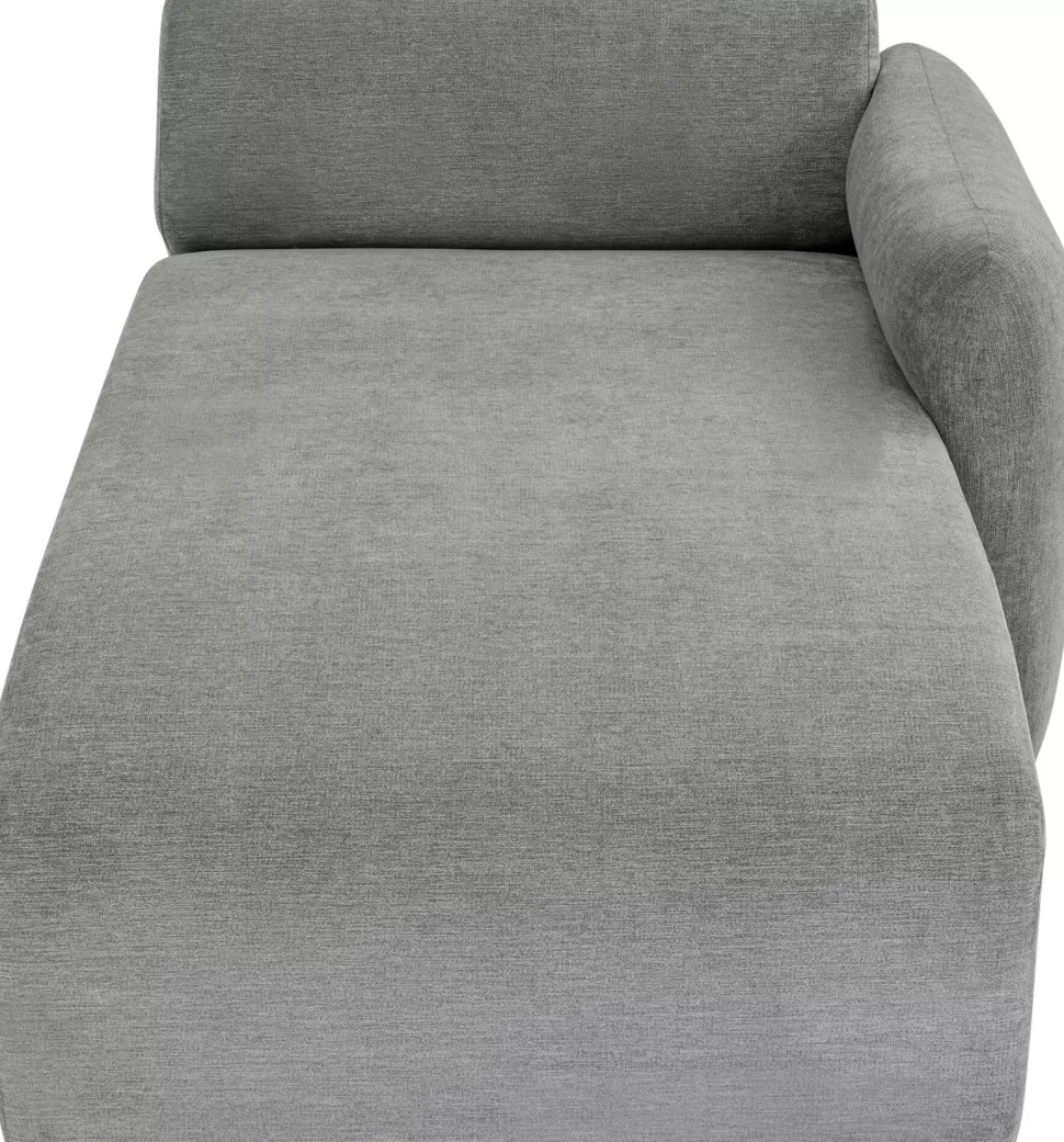 KARE Design Modulaire Bank Lucca Ottomane Elements Grey Right 90cm New