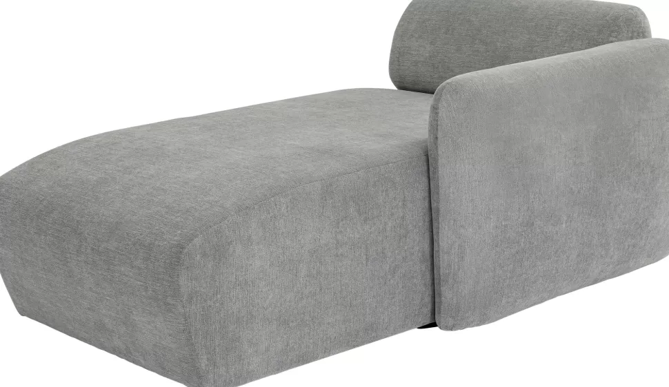 KARE Design Modulaire Bank Lucca Ottomane Elements Grey Right 90cm New