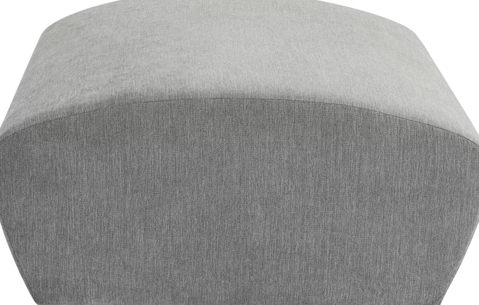KARE Design Modulaire Bank Lucca Pouff Grey 76cm Cheap