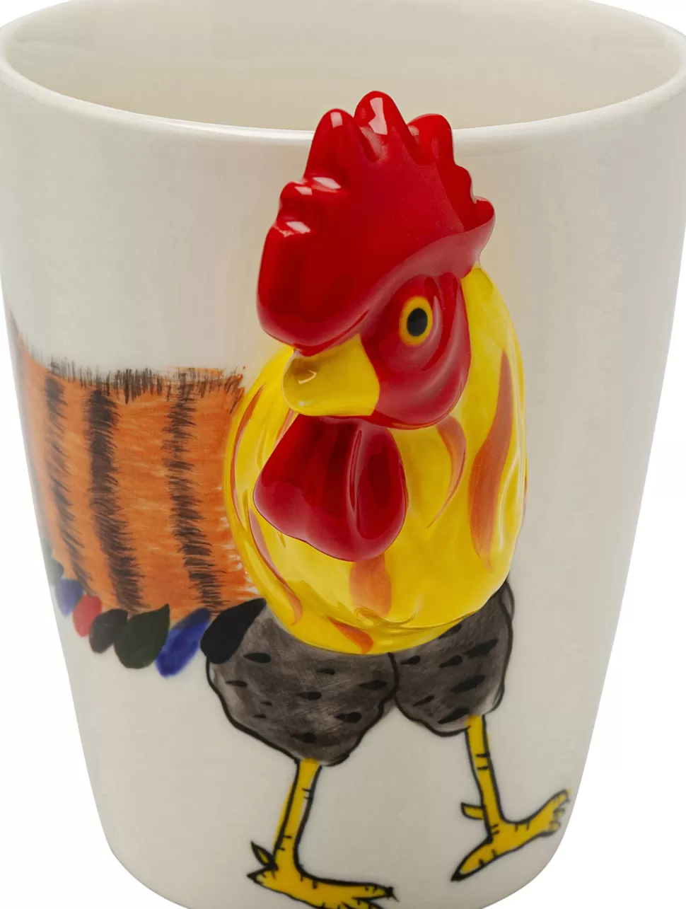 KARE Design Mok Funny Animal Rooster 12cm Outlet