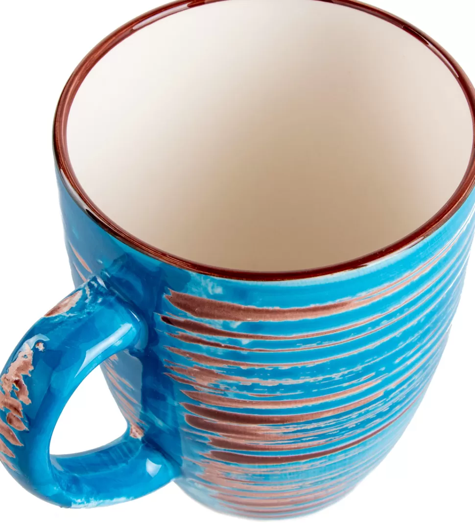 KARE Design Mok Swirl Blauw Fashion