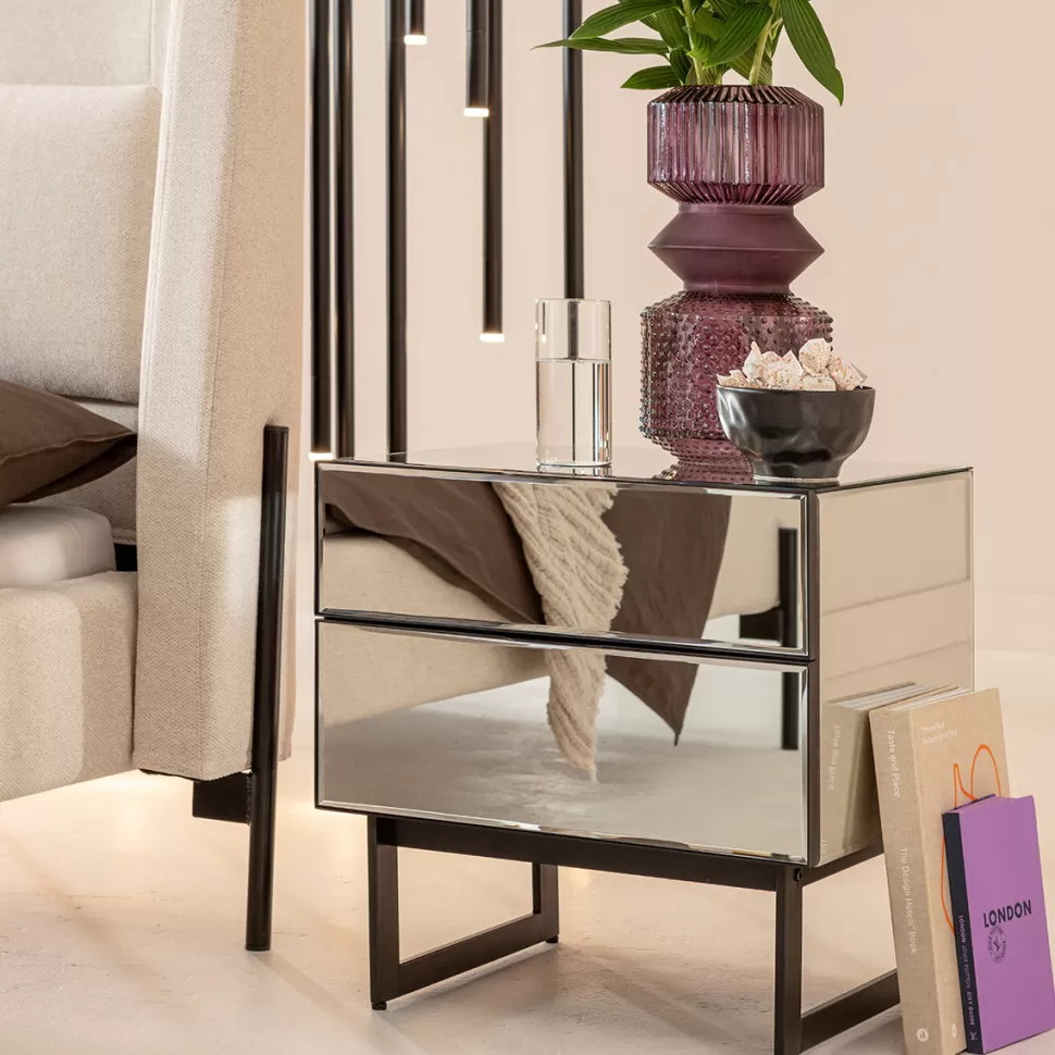 KARE Design Nachtkastje Soran Black 49x50cm Clearance