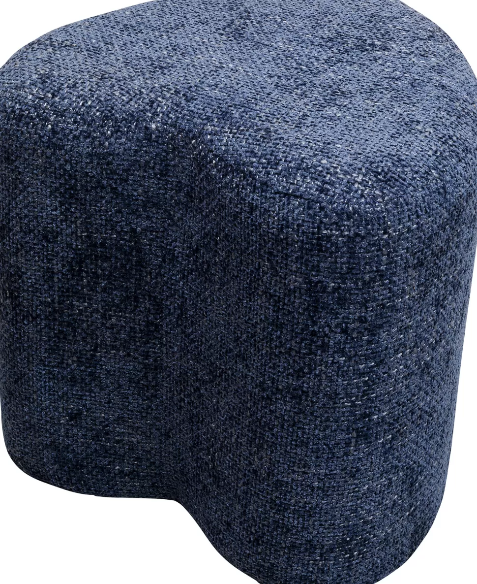 KARE Design Poef Lovely Blauw 36x34cm Clearance
