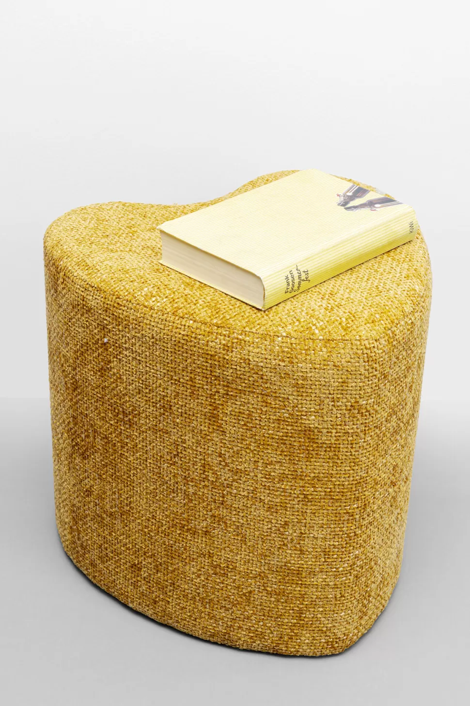 KARE Design Poef Lovely Geel 36x34cm Sale