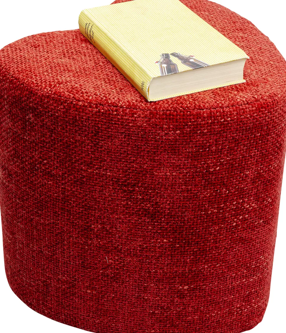 KARE Design Poef Lovely Rood 36x34cm Cheap
