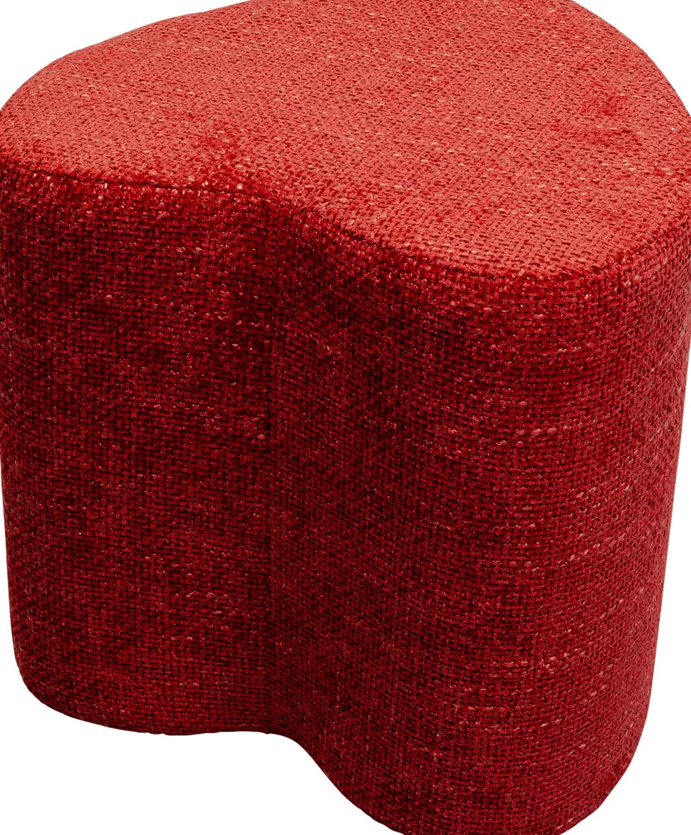 KARE Design Poef Lovely Rood 36x34cm Cheap