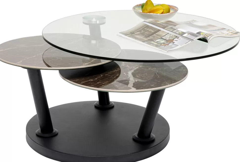 KARE Design Salontafel Avignon 80 (+124)x80cm Flash Sale