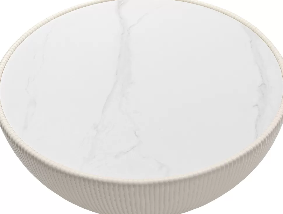 KARE Design Salontafel Endless Vegas White 71cm New