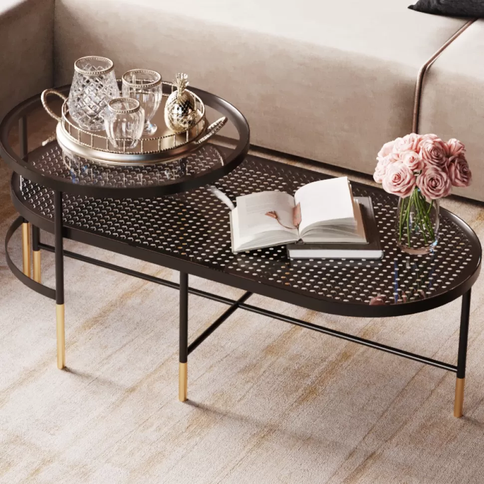KARE Design Salontafel Fence (Set Van 2) Hot
