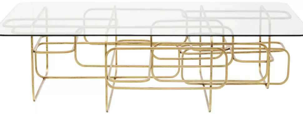 KARE Design Salontafel Meander Gold 140x80cm Clearance