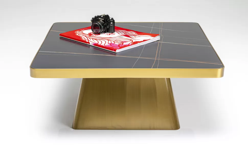 KARE Design Salontafel Miler Gold 80x80cm New