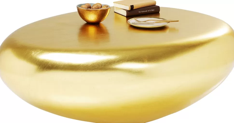 KARE Design Salontafel Pebble Goud 122x96cm Cheap
