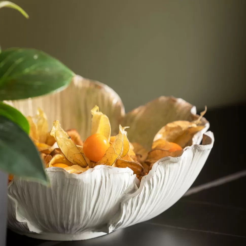 KARE Design Schaal Flower Bloom Creme Goud Ø20 Flash Sale