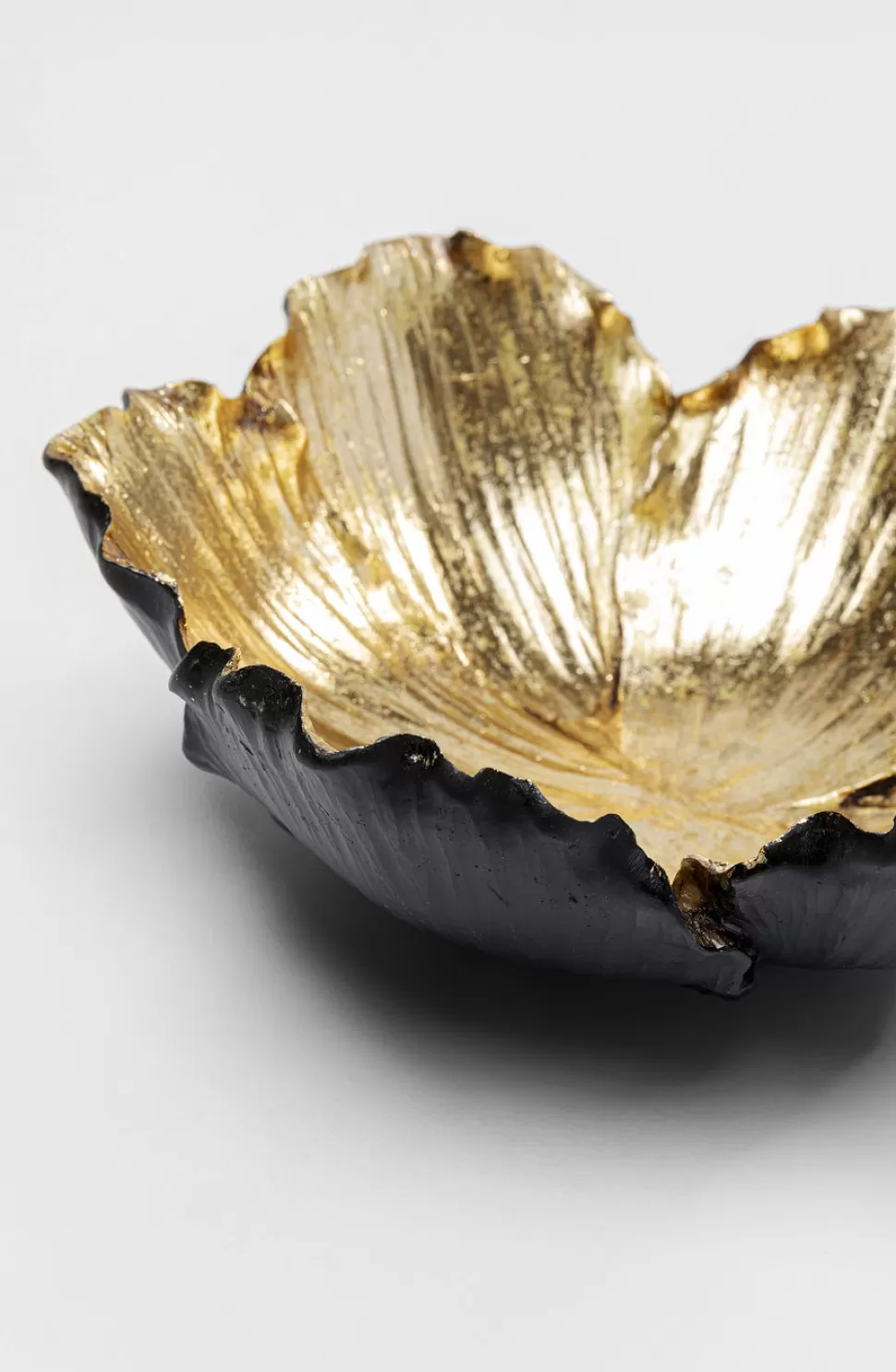 KARE Design Schaal Flower Bloom Zwart Goud Ø20 Online