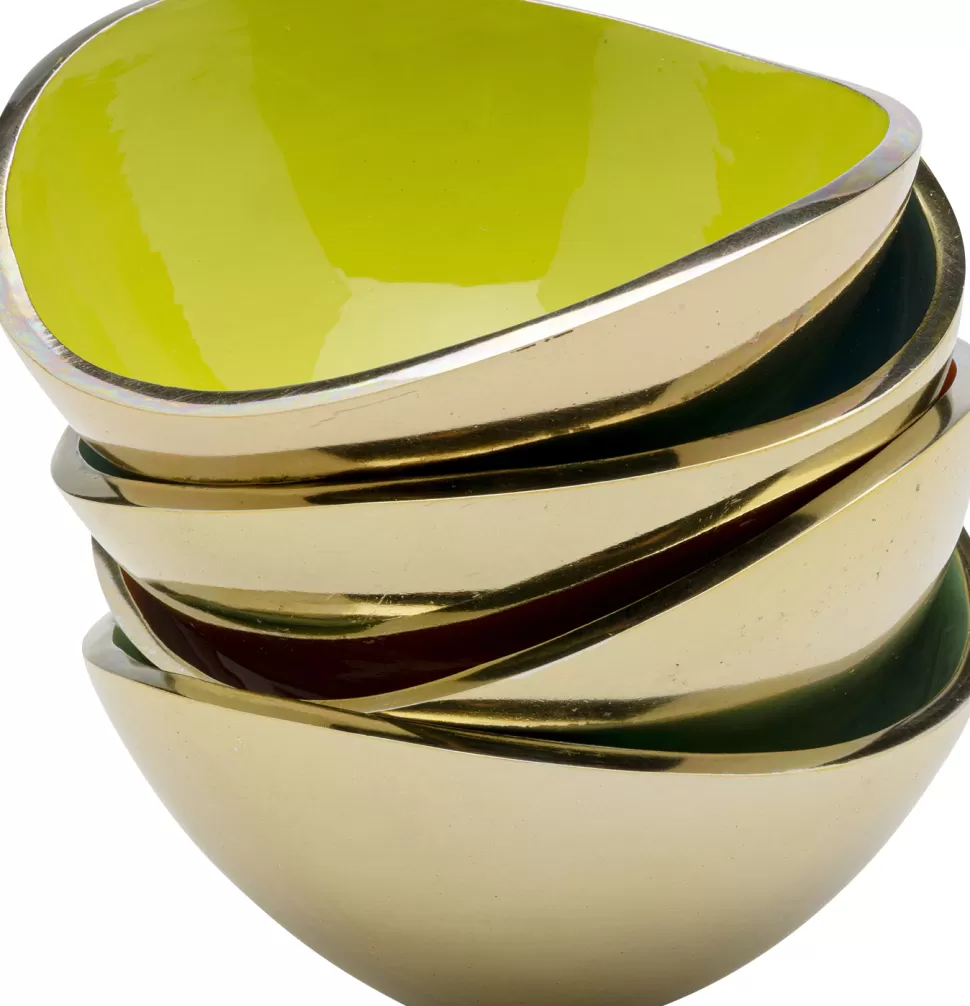 KARE Design Schaal Samba Colore Plain (4/Set) Hot
