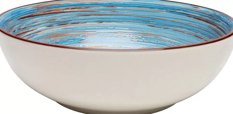 KARE Design Schaal Swirl Blue 22cm Sale