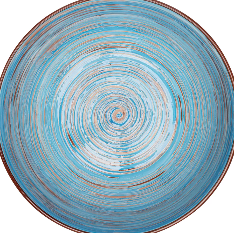 KARE Design Schaal Swirl Blue 22cm Sale