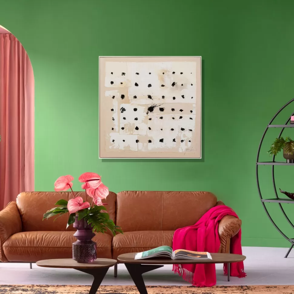 KARE Design Schilderij Creative Dots 120x120cm New