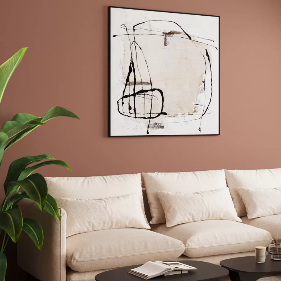 KARE Design Schilderij Dust Grey 100x100cm Online