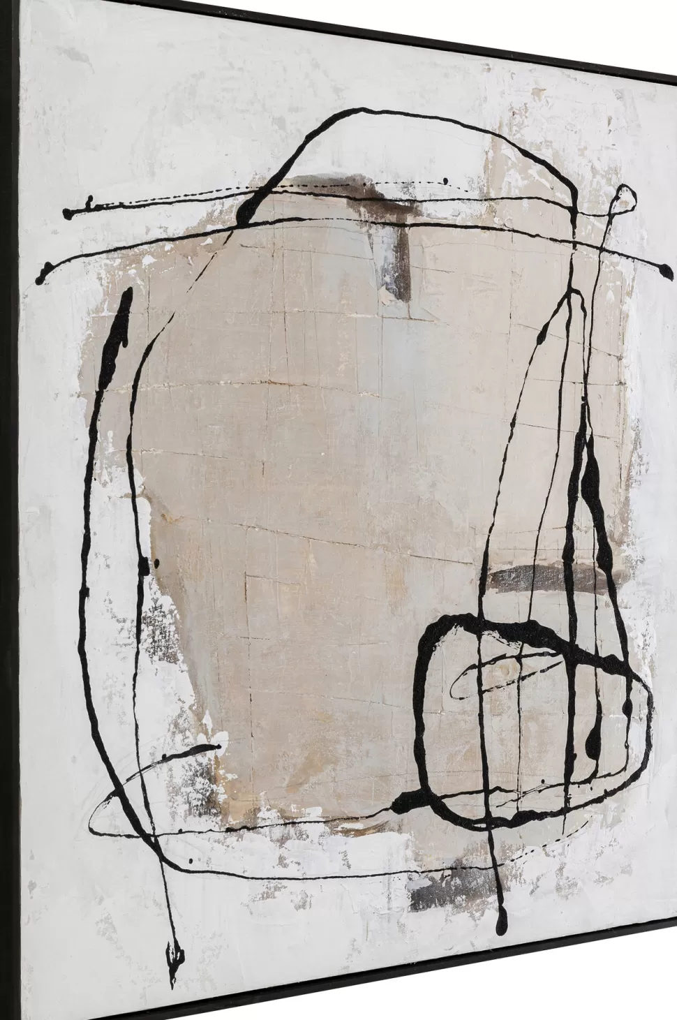 KARE Design Schilderij Dust Grey 100x100cm Online