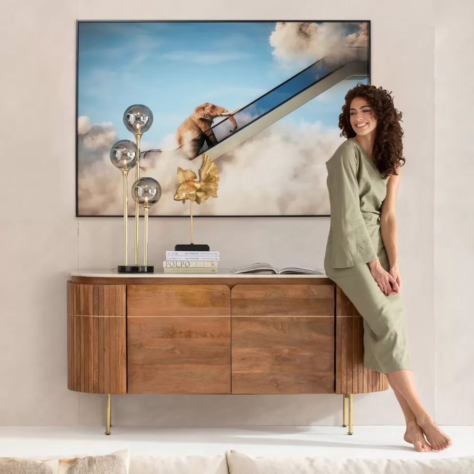 KARE Design Schilderij Elephant In The Sky 150x100cm Hot
