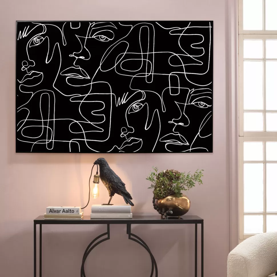 KARE Design Schilderij Faccia Arte Drawing 150x100cm Cheap