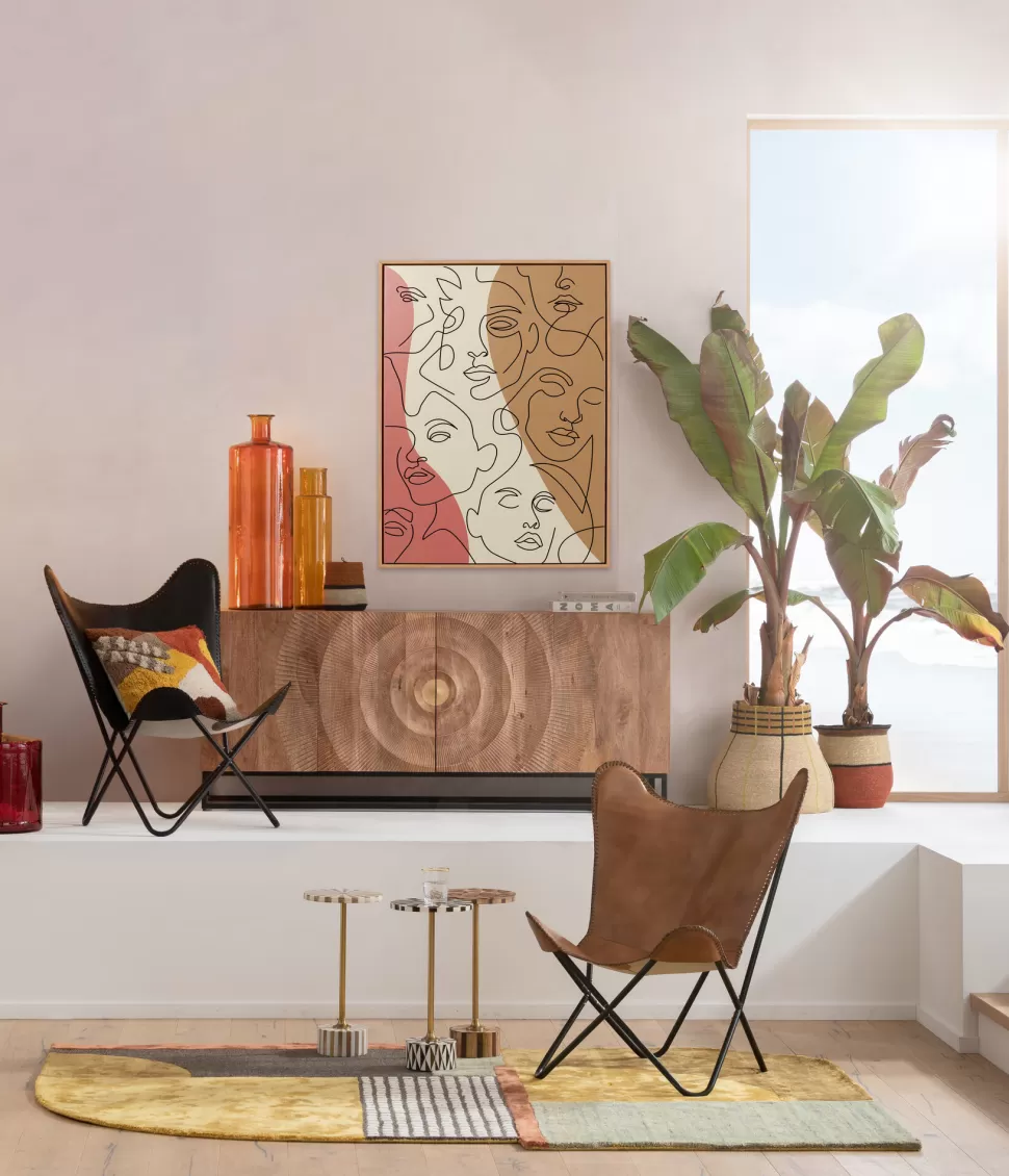 KARE Design Schilderij Faccia Arte Tri Colore 90x120cm Online