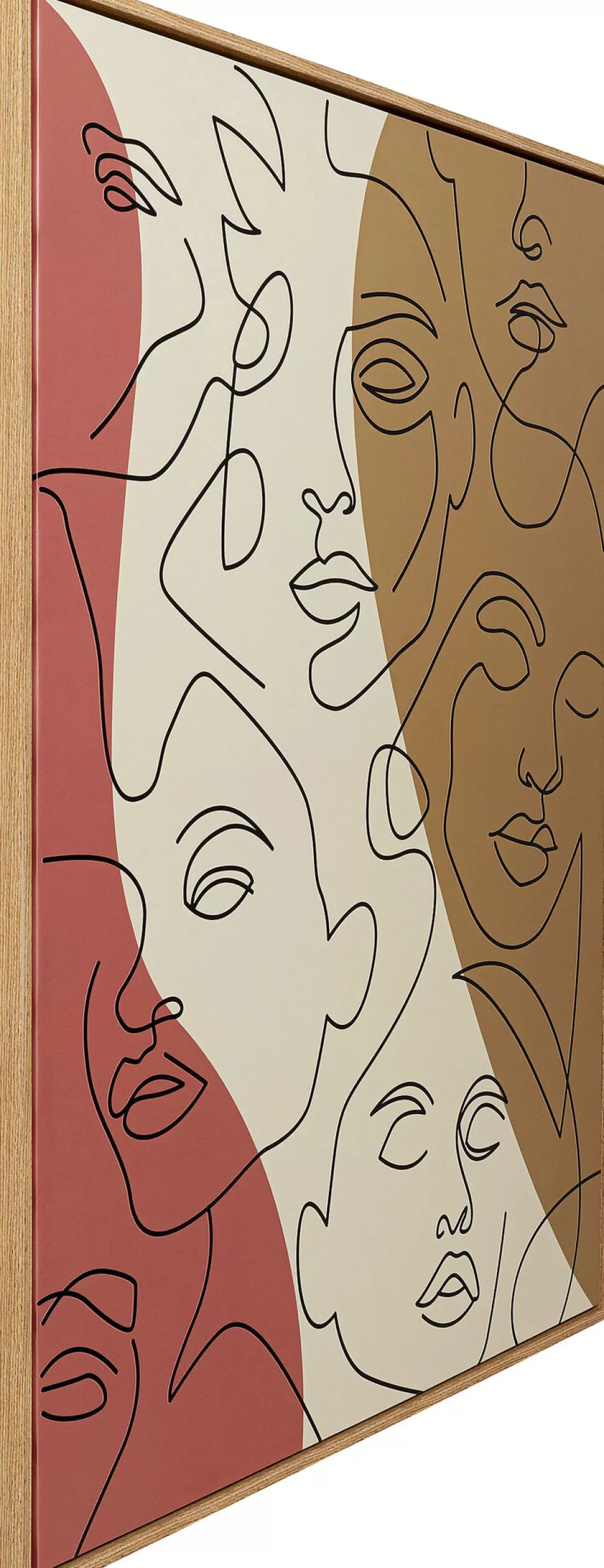KARE Design Schilderij Faccia Arte Tri Colore 90x120cm Online