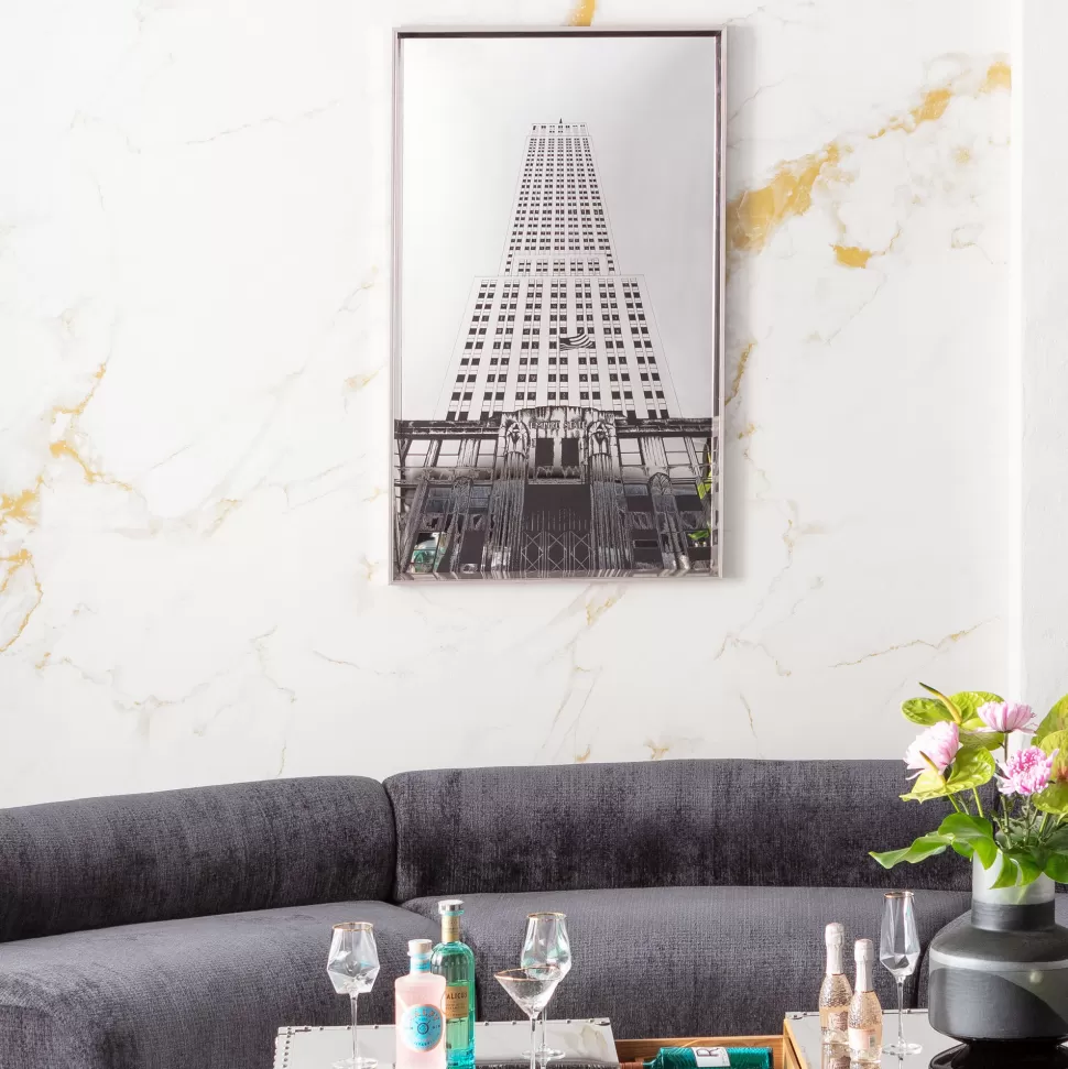 KARE Design Schilderij Met Lijst Empire State Mirror 77x130cm Flash Sale