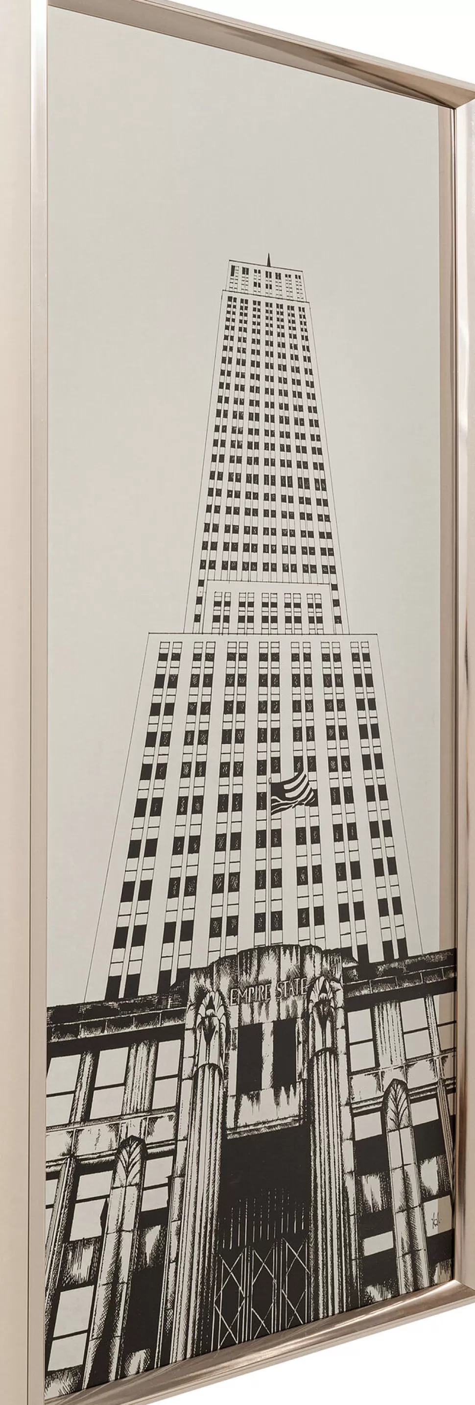 KARE Design Schilderij Met Lijst Empire State Mirror 77x130cm Flash Sale