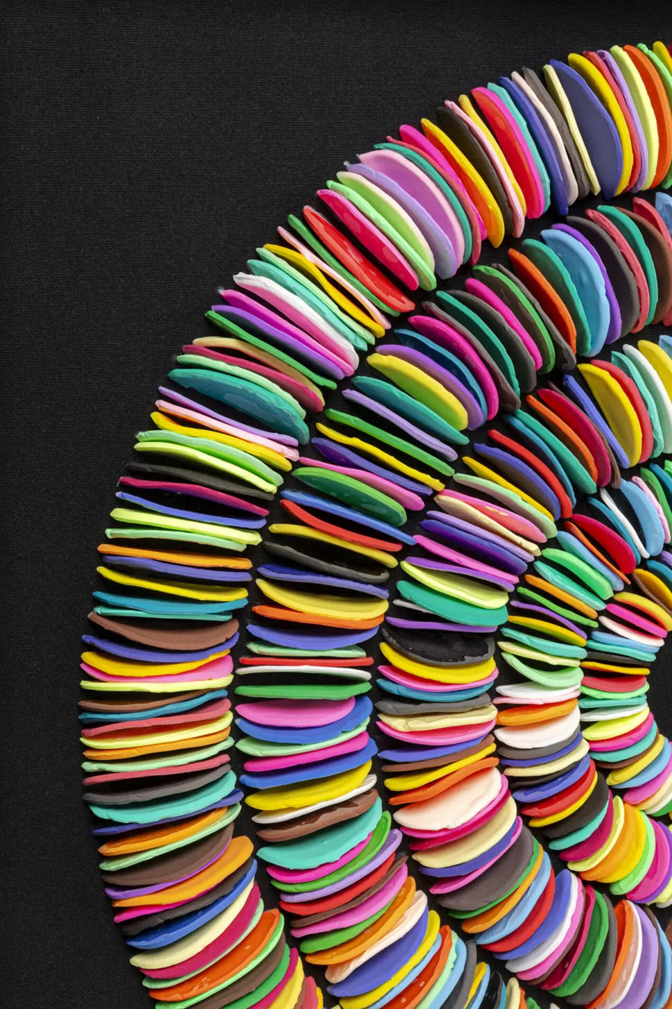 KARE Design Schilderij Pasta Colore Cricles 80x80cm Cheap