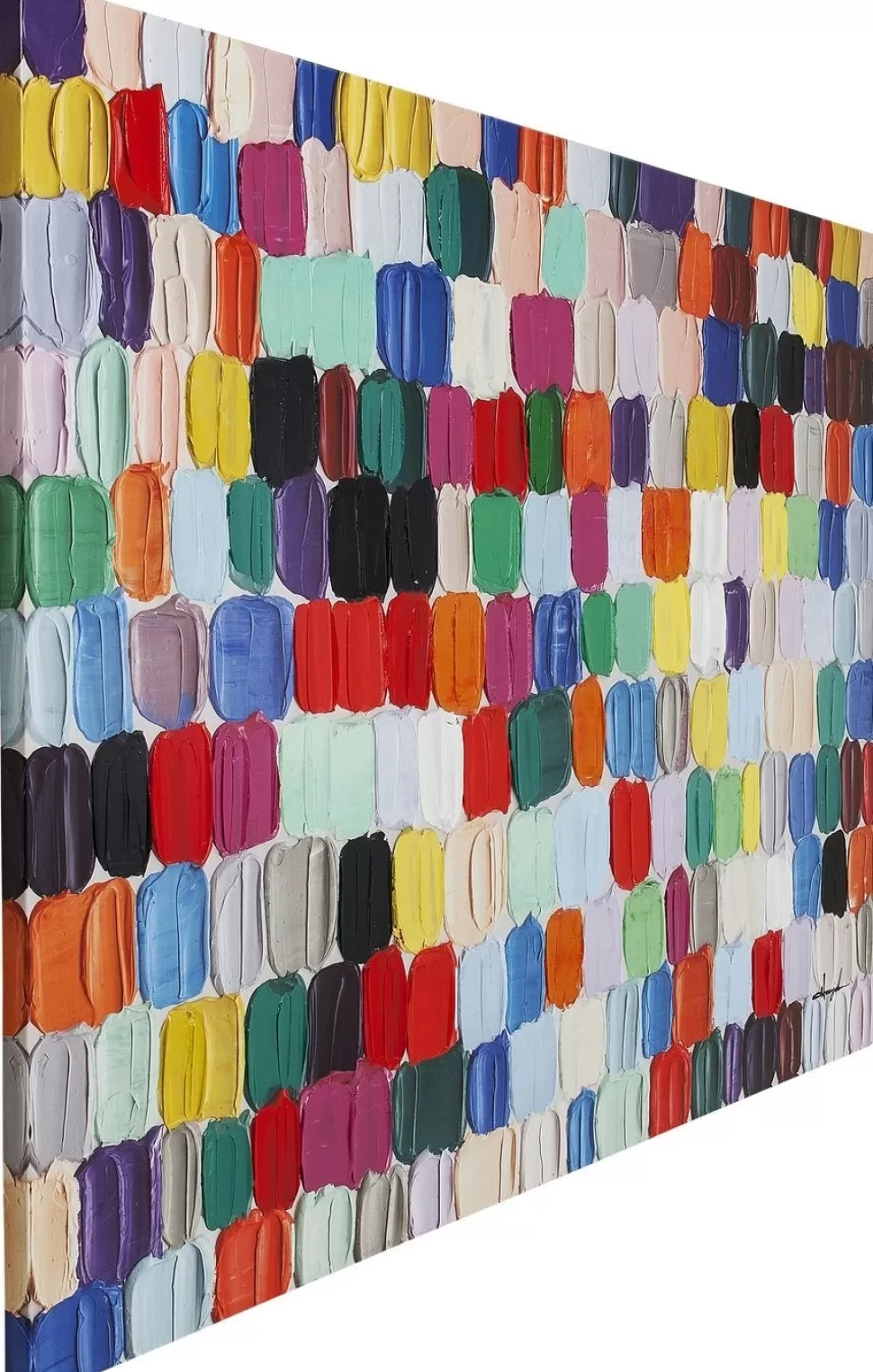 KARE Design Schilderij Touched Colorful Dots 140x200cm Outlet