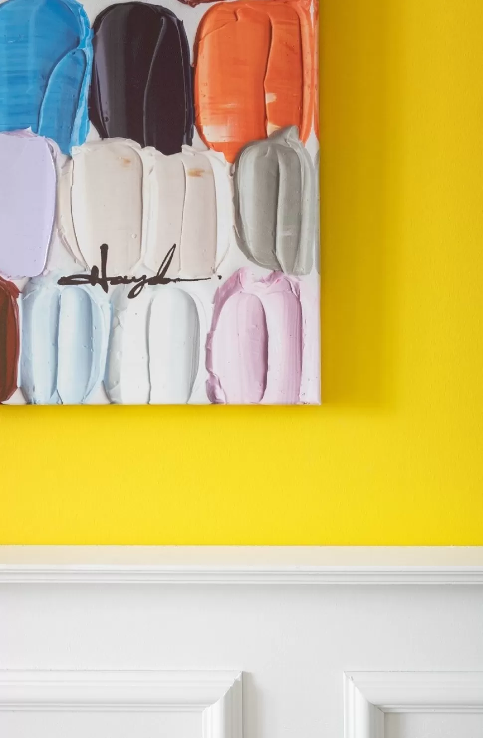 KARE Design Schilderij Touched Colorful Dots 140x200cm Outlet