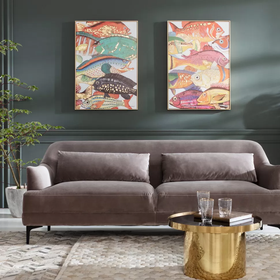 KARE Design Schilderij Touched Fish Meeting Two 100x75cm Cheap