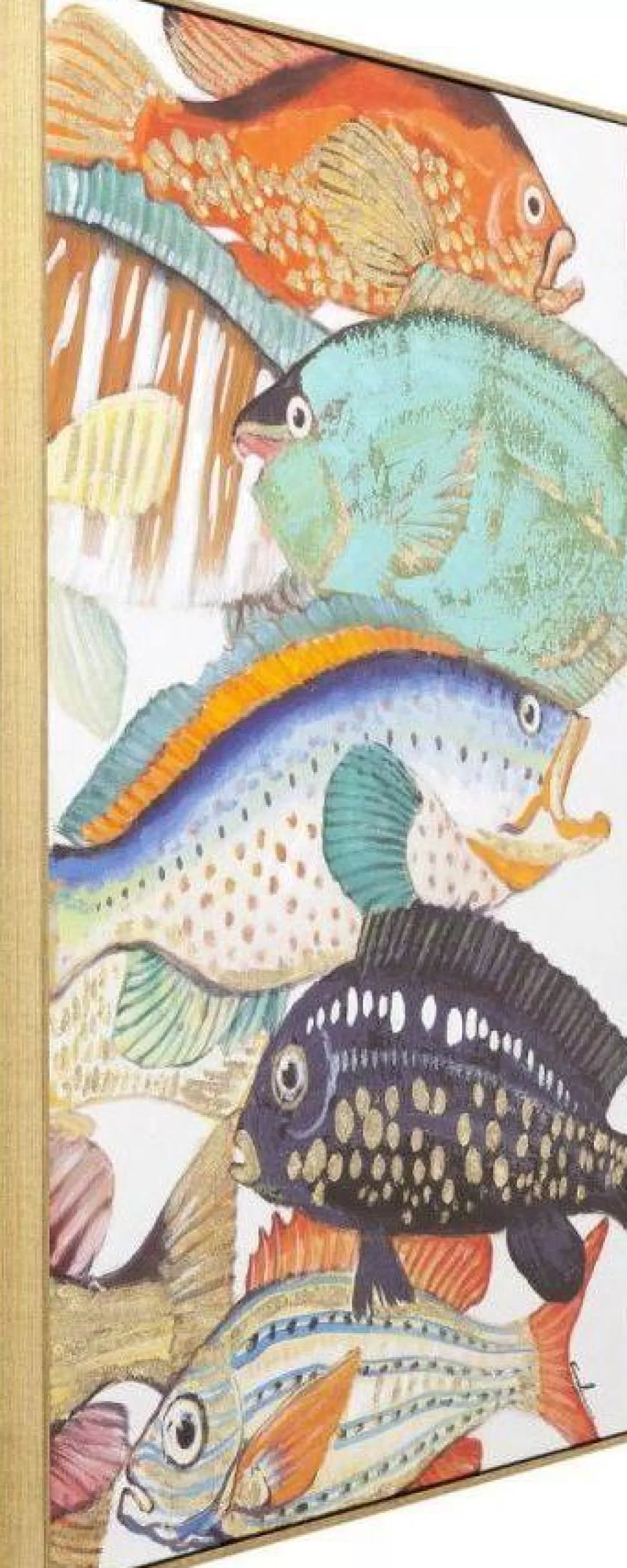 KARE Design Schilderij Touched Fish Meeting Two 100x75cm Cheap