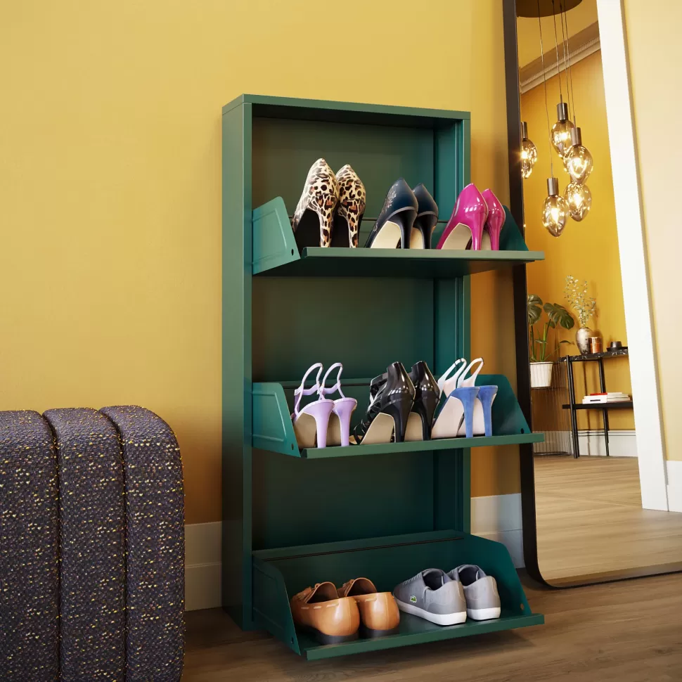 KARE Design Schoenenkast Caruso 3 Green (MO) Best