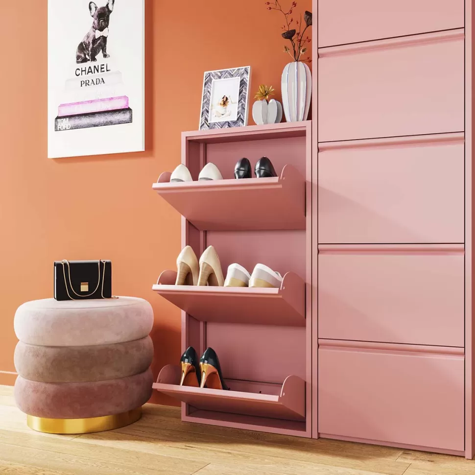 KARE Design Schoenenkast Caruso 3 Rose (MO) Discount