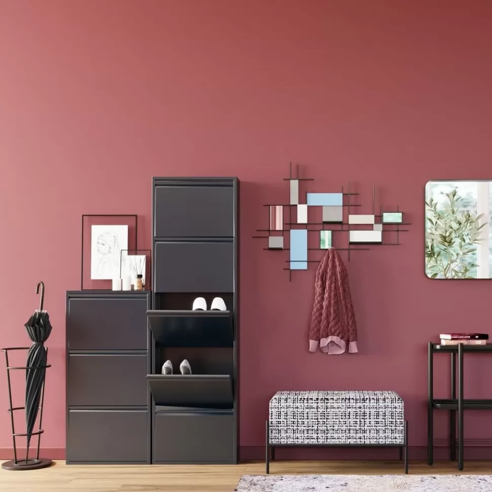 KARE Design Schoenenkast Caruso 5 Anthrazit (MO) Online