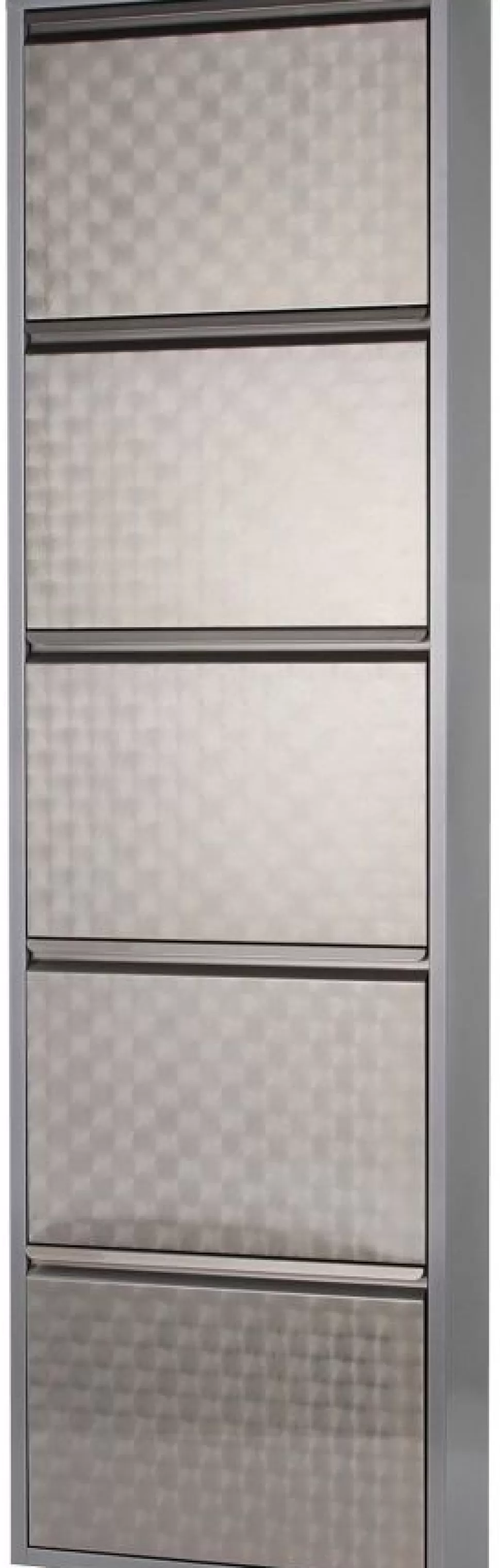 KARE Design Schoenenkast Caruso 5 Silver Brushed (MO) Cheap
