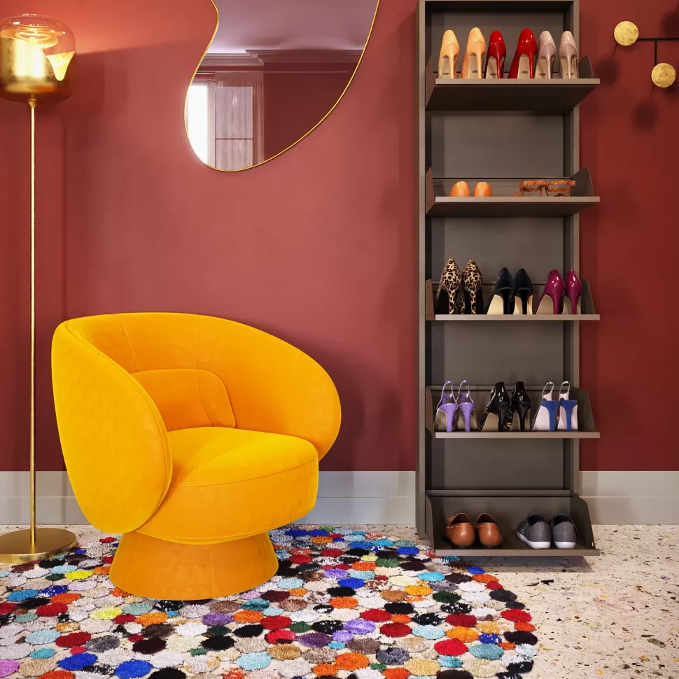 KARE Design Schoenenkast Caruso 5 Taupe (MO) Fashion